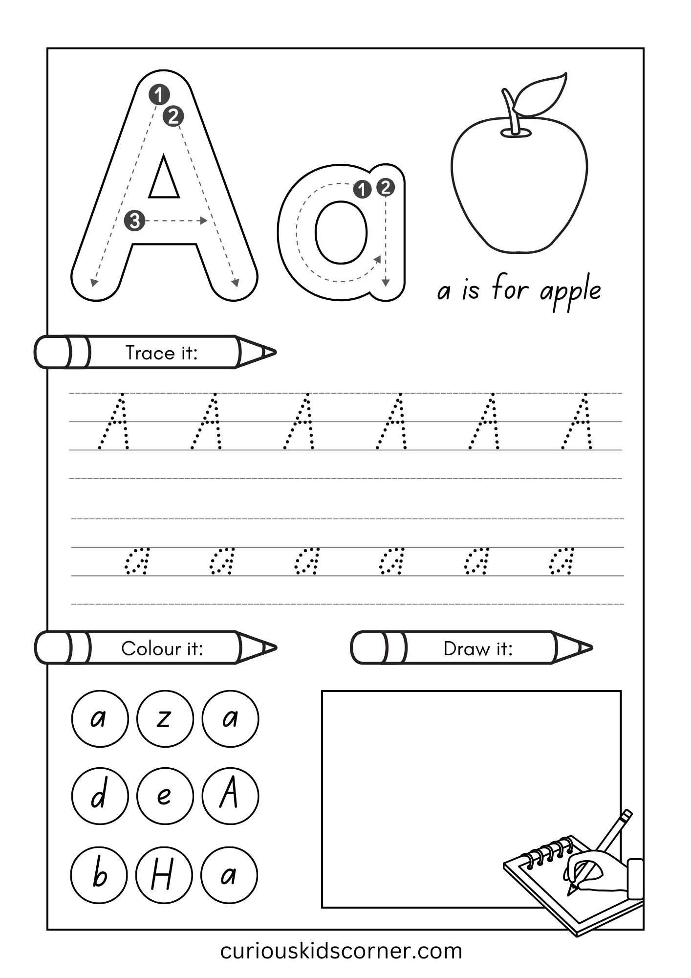 Alphabets Tracing Worksheets – Free Download and Print